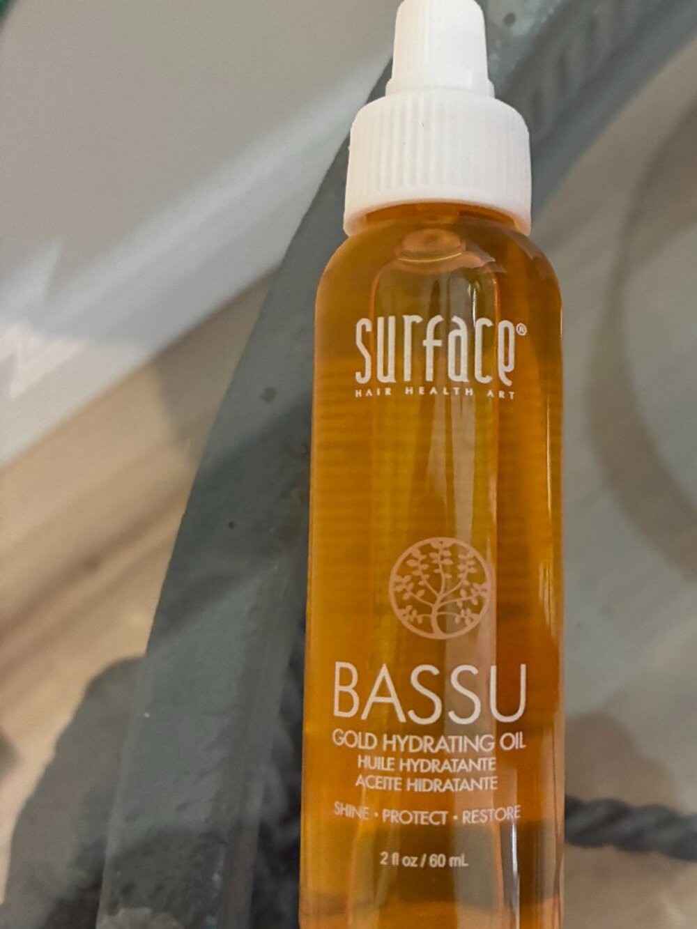 SURFACE BASSU GOLD HYDRATING OIL 2OZ